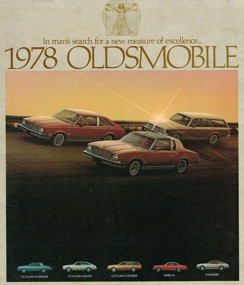 1978 OLDSMOBILE Brochure / Catalog: 442,CUTLASS,SUPREME,CRUISER