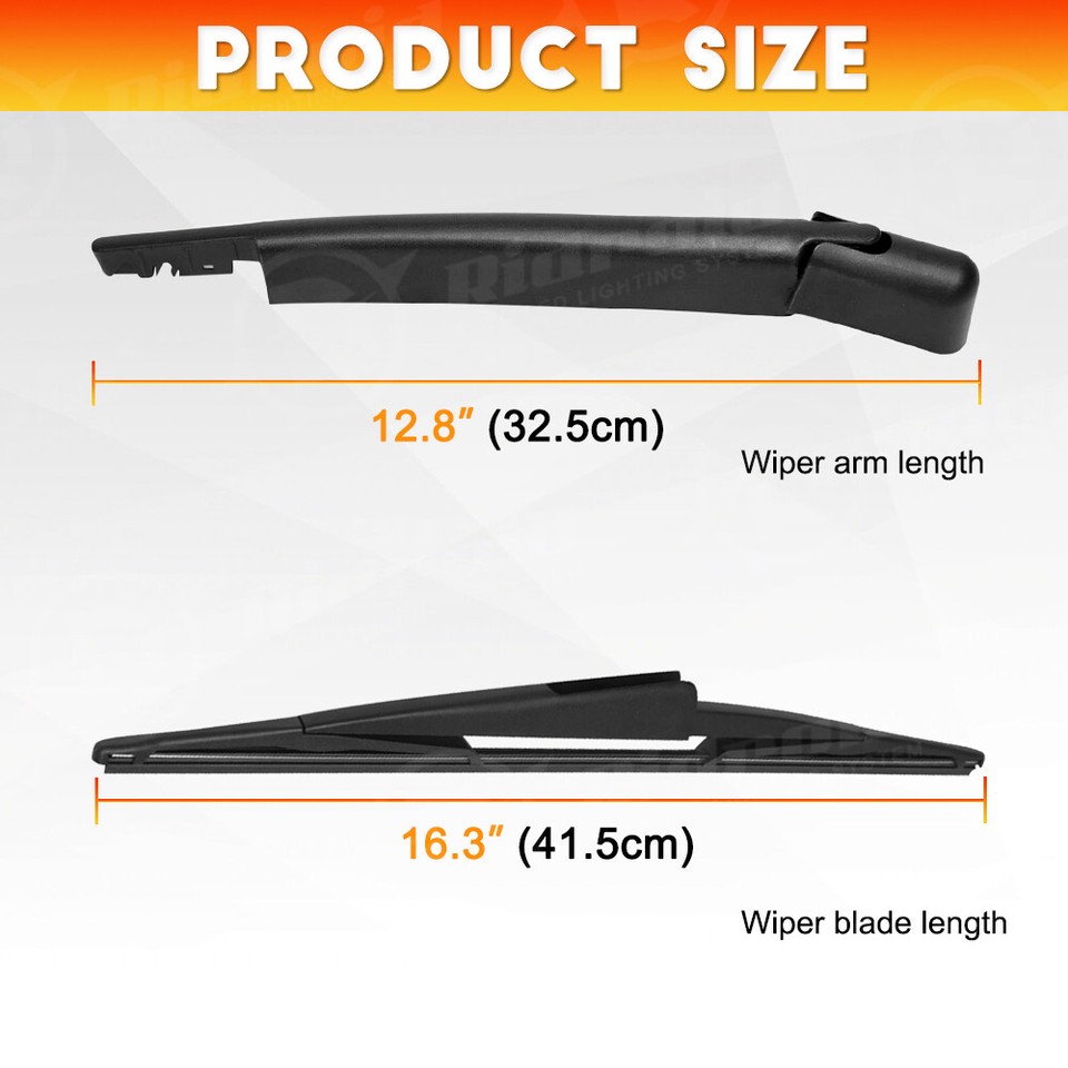 Rear Windshield Window Wiper Arm Blade For Ford Expedition 2009