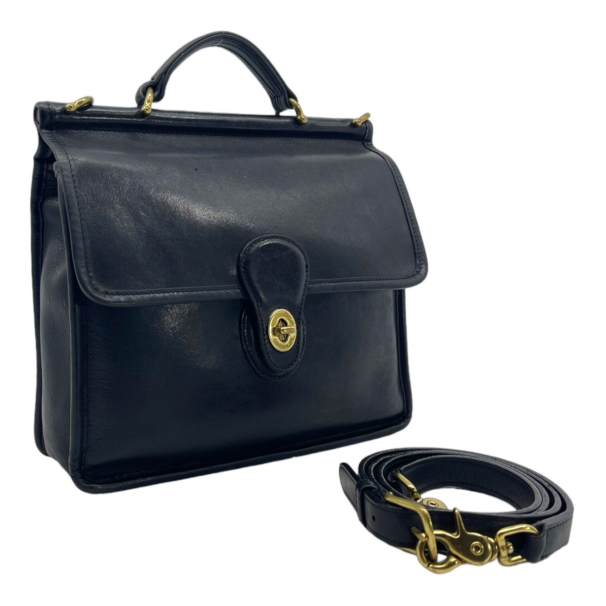 Vintage COACH WILLIS 9927 Leather Bonnie Cashin Station Bag