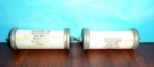 2 Gudeman Glass Transmitter Oil Filled Capacitors 0.001mfd 14kV 0.001uf 14,000V