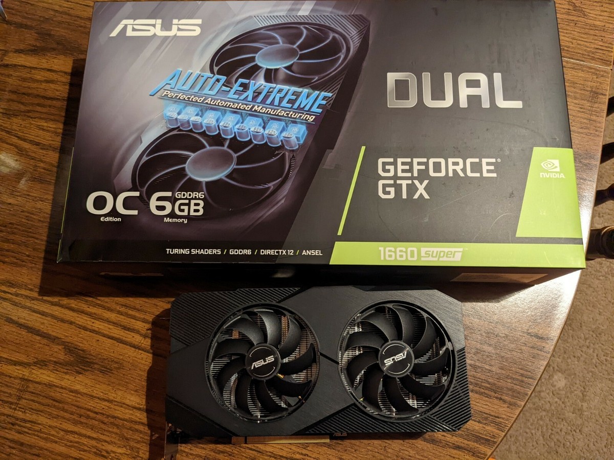 ASUS Dual GeForce GTX 1660 SUPER OC 6GB GDDR6 Graphics Card (DUAL