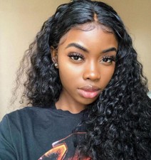 Water Wave 13x4x1 Lace Front Wig Human Hair Pre Plucked with Baby Hair Glueless