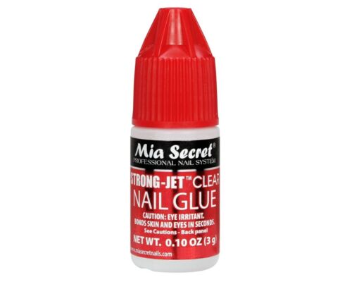 Mia Secret Professional Nail System Nail Glue Clear (Strong Jet) 0.10oz - 第 1/1 張圖片