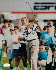 John Brodie Golfer Football Player Signed 8x10 Glossy Photo JSA Authenticated