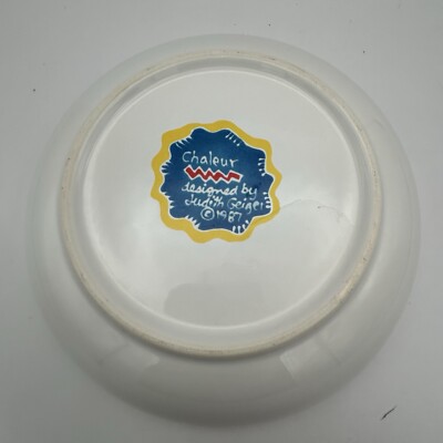 3 Chaleur Judith Geiger Bowls 8” Fish Abstract | eBay