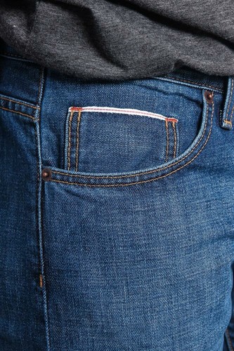 Men's Made in USA Straight Fit Denim Premium Selvedge Jeans Pants -M527SV-B1D7 - Picture 6 of 40