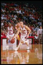 Guard Chris Herren Fresno State Bulldogs moves the ball the Santa - Old Photo 1