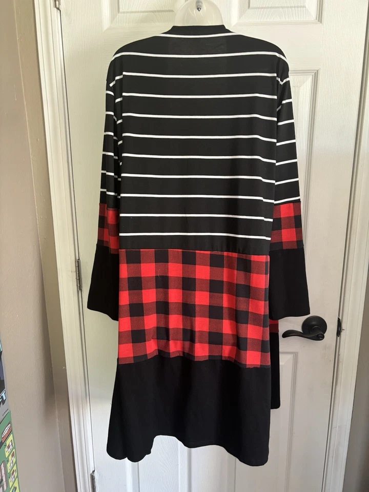 Cárdigan mujer frente abierto manga larga talla L Foto 2 de 4