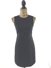 GAP dress 2 Small Solid Black Wool Blend Empire Seam Sheath Suit Work