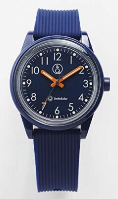 Q&Q SmileSolar Watch RP26J017 Blue Analog Solar Powered