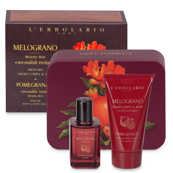 Melograno Beauty Box Irresistibili Dettagli Profumo 30ml Crema Corpo L'Erbolario