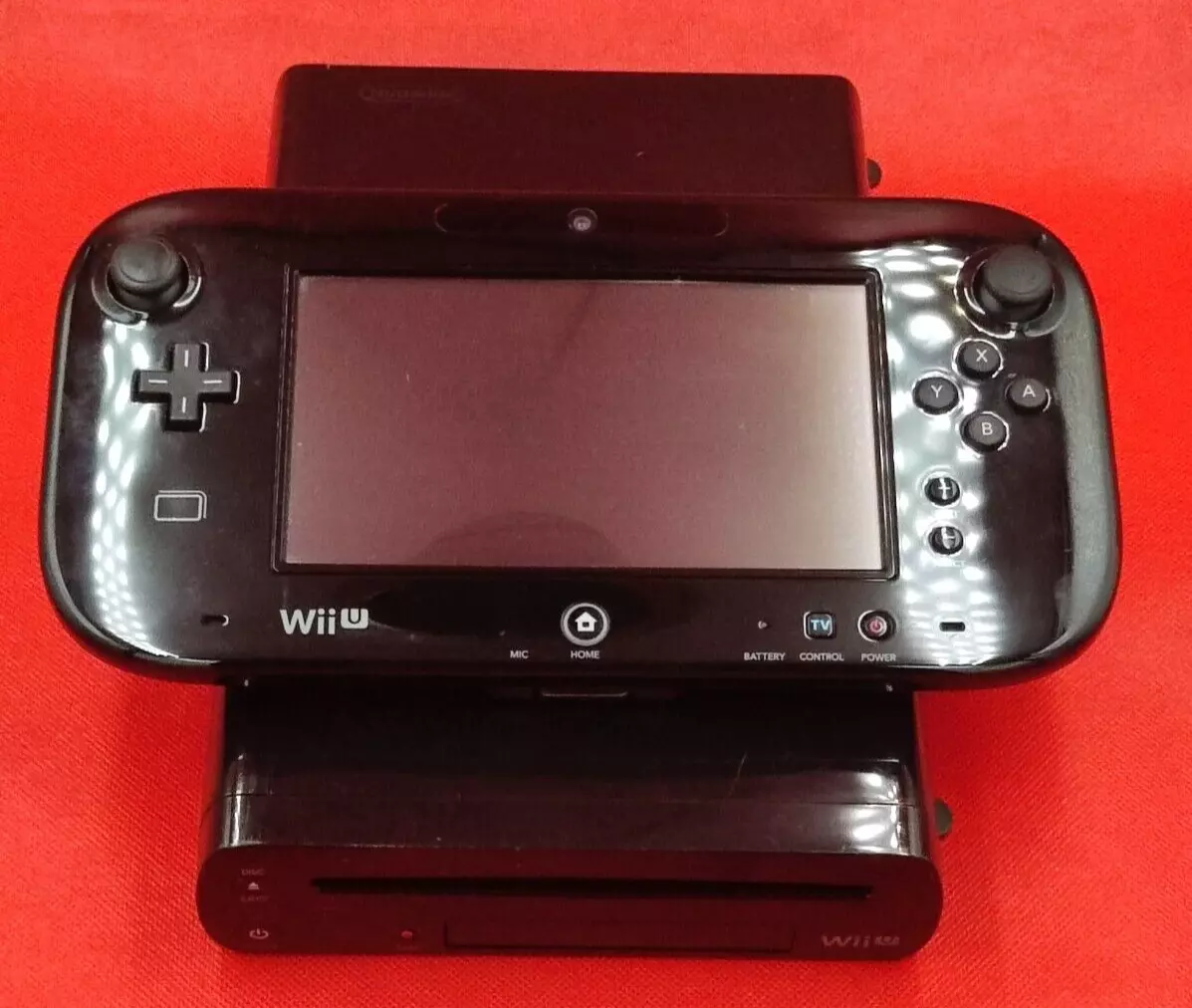 Replacement Official Authentic Nintendo Wii U Gamepad [Black] - Bulk  Packaging