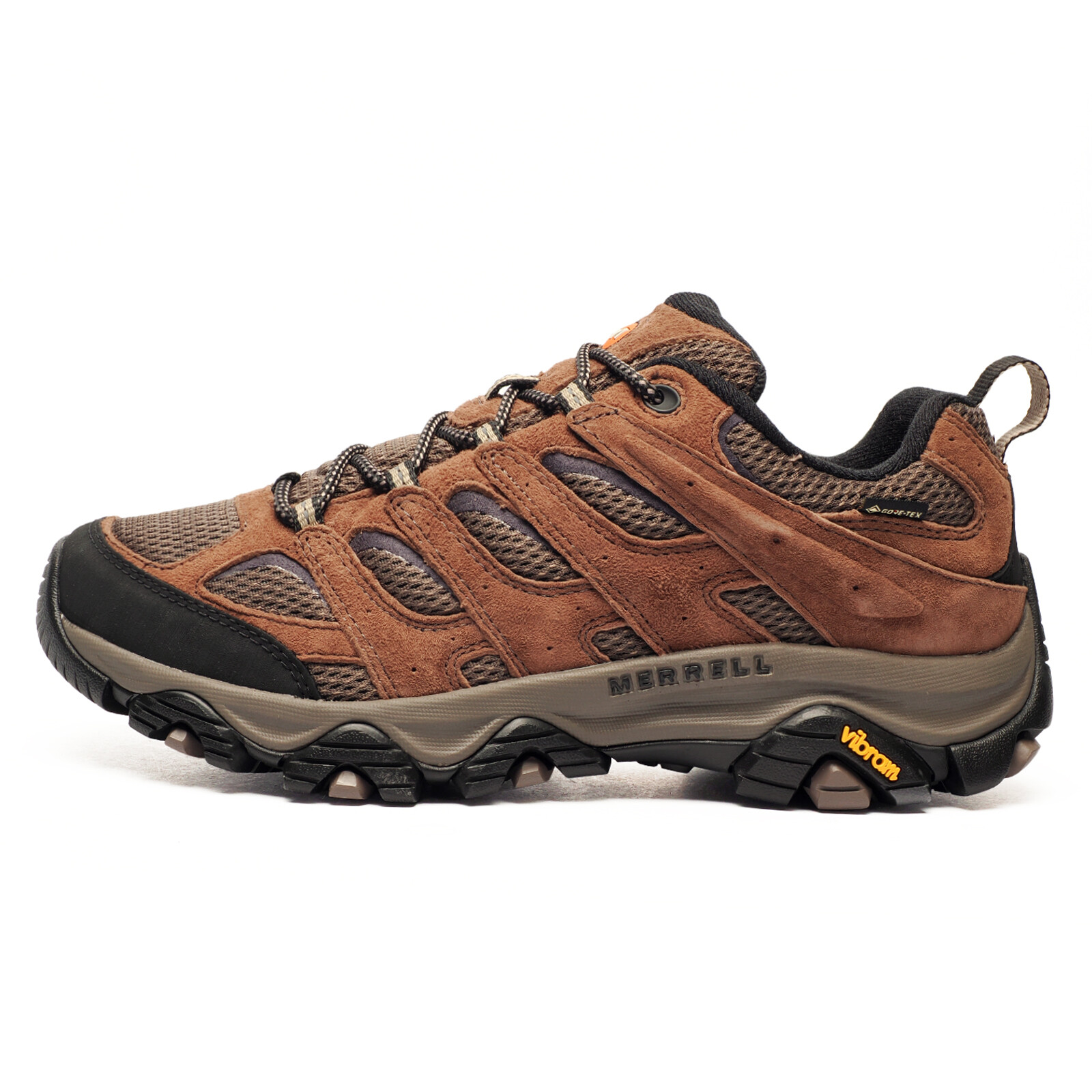 Scarpe da passeggio Merrell Moab 3 GTX Gore Tex impermeabili in pelle da uomo marroni