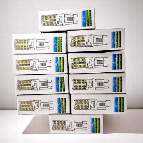 Lampadine LED G9 Confezione 10 Lampade a Capsula Luce Risparmio Energetico Tutto Intorno - Foto 9 di 10