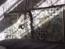 Mostyn patio curtains. Smoke free and animal free home.  Have been dry cleaned. 