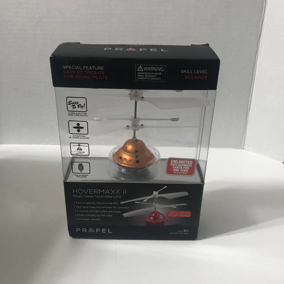 Propel Hovermaxx II Magic Hand Controlled UFO 6 Colored LED Indoor - open box - Image 4 of 4