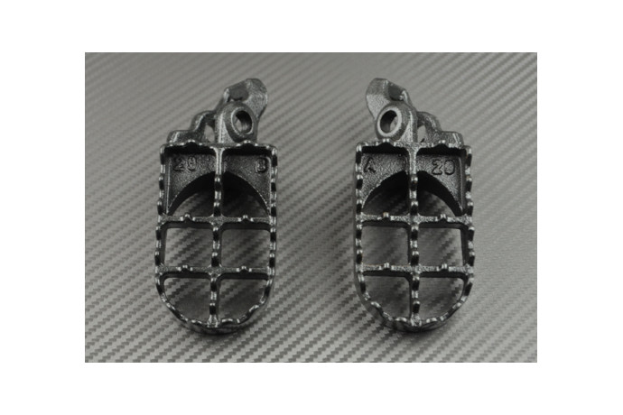 Repose-pieds acier gauche droit Honda CRF 250 R contre usure et glisse