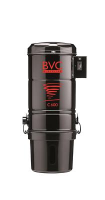 BVC Einbaustaubsauger C 600 BLACKLINE mit Cordura Filter
