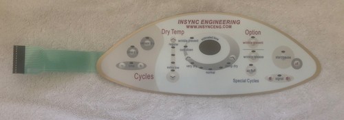 INSYNC Compatible Maytag Neptune Dryer User Interface Keypad 22004445 33002537 - Picture 4 of 5