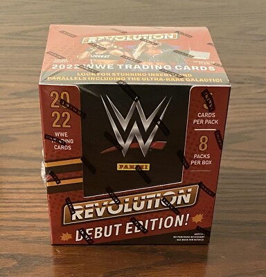 2022 Panini Revolution WWE Wrestling Trading Cards Hobby Box - Debut Edition  