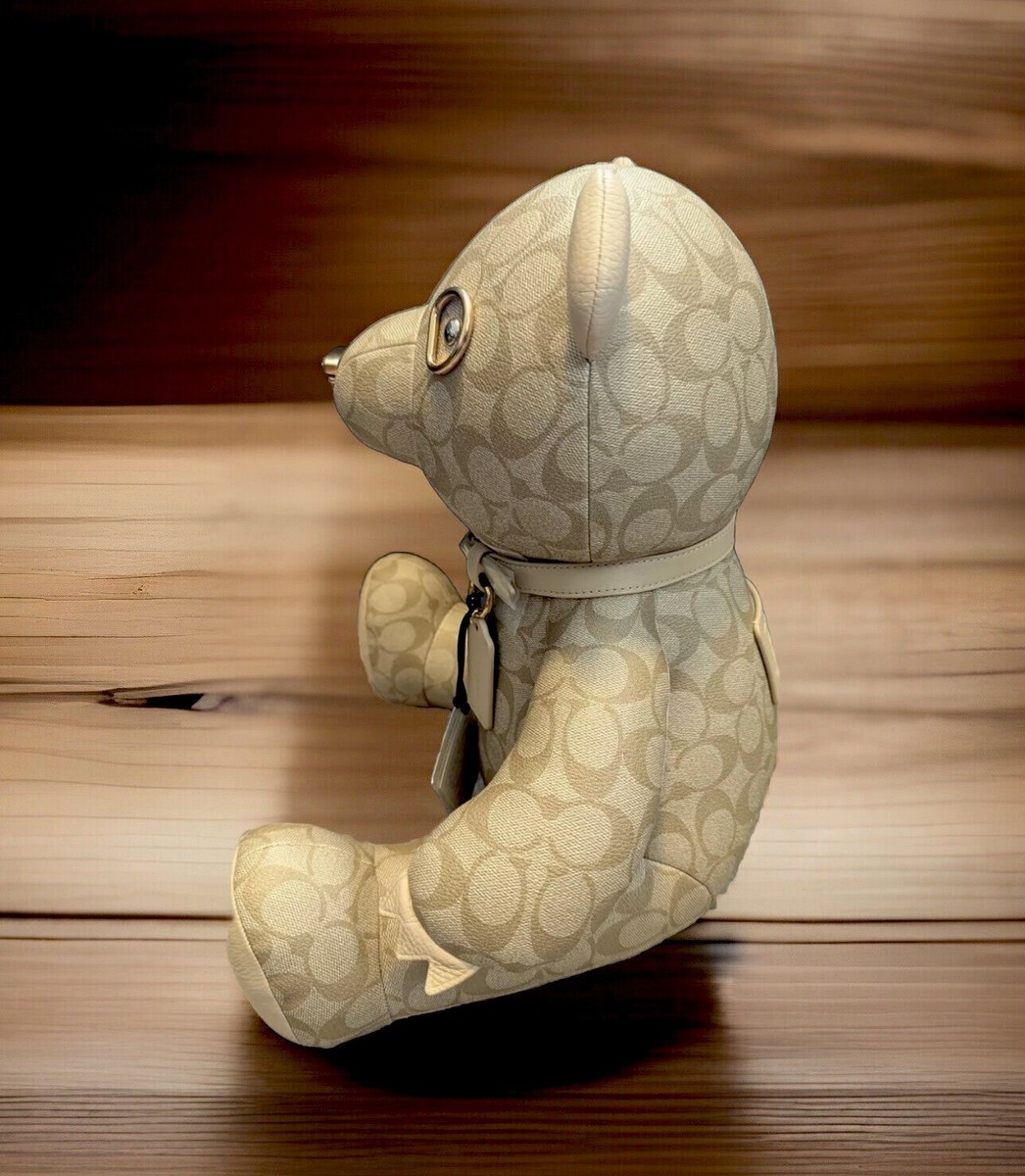 🧸 Coach Bear in Signature Canvas F75528 Collectible Retails
