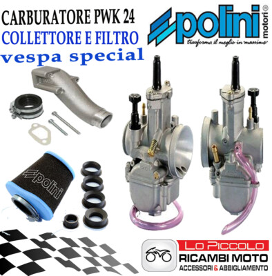 Collettore Carburatore Polini Pwk 24 Pwk Carburatore 24 Per Vespa