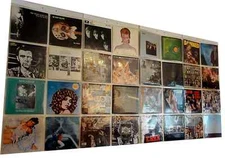 Display 32 x 12" inch Vinyl Record LP Albums in Wall Hanging Sleeves Pockets