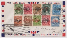 E6338: 1929 Ecuador, Quito to Ibarra 1st Flight Cover, Sanabria $1500