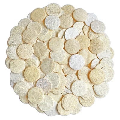 108 Pack Natural Loofah Sponge Exfoliating Face Pads - Facial Body Scrubbers ...