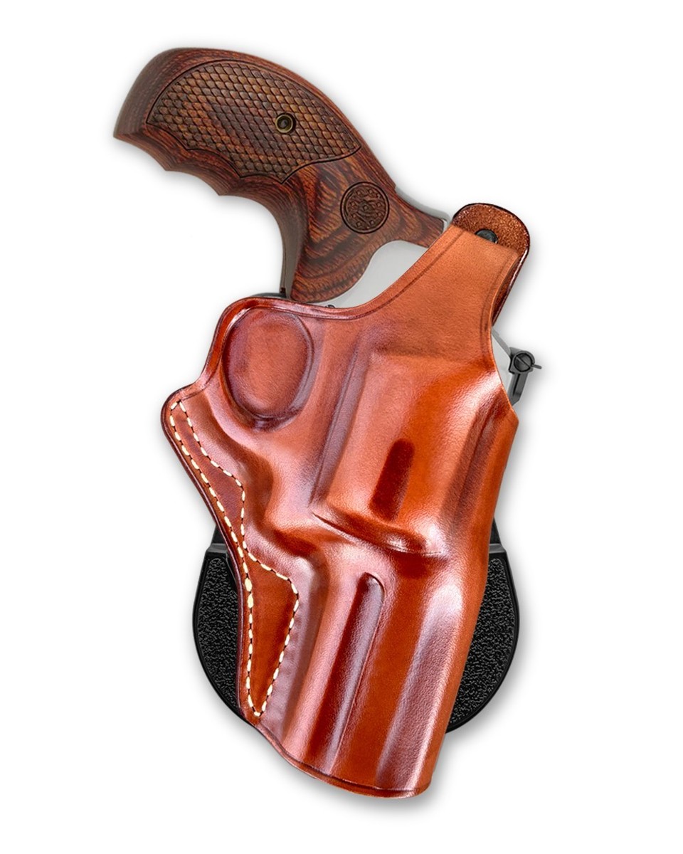 オオハマボウ OWB Paddle Holster w/Thumb Break Fits, S&W Model 686 .357 Magnum