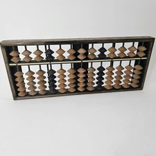 Japanese Wooden Abacus - Vintage Soroban Abacus 13 Rods Excellent