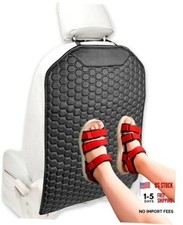 Kick Mat Back Seat Protector - Car Back Seat Cover for Kids Feet - Black