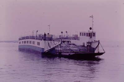1964 Auto Fähre Schiff Schiff Boot 35mm Original Dia Ref 2302