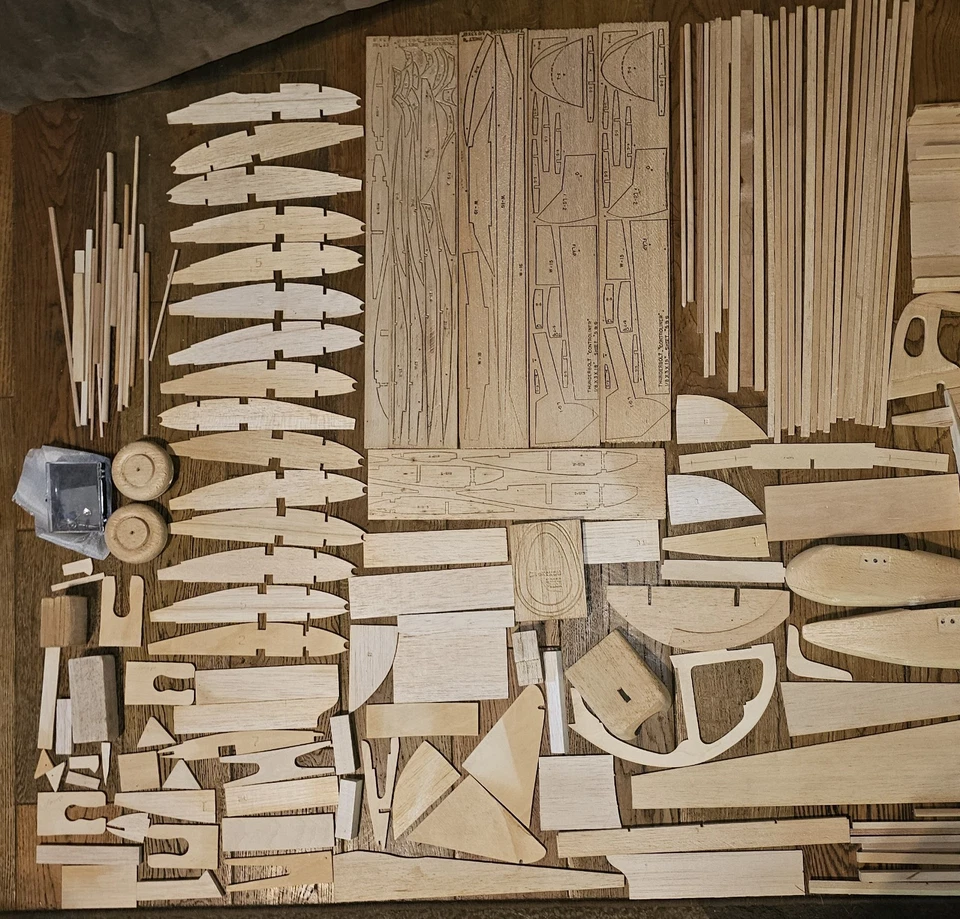 1985 Piper Cub K-63 Carl Goldberg Anniversary Edition RC Model Plane Kit - Image 4 of 4