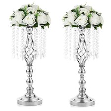 Wedding Table Flower Centerpiece Decoration - Tabletop Metal Flowers Floor St...