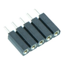 5 x 5 Way 2.54mm Single In Line SIL Socket