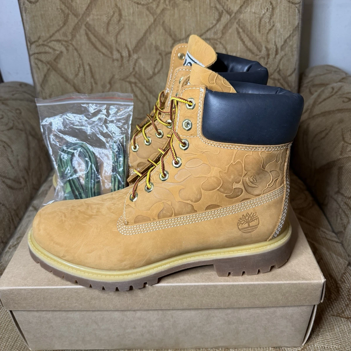Timberland 迷彩男靴| eBay