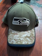 Seattle Seahawks 3930 New Era Baseball Cap Fitted Small/Medium NFL Football