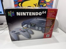 Nintendo 64 Console Boxed Tested Complete N64 Set Up Cosmetic Damage B72