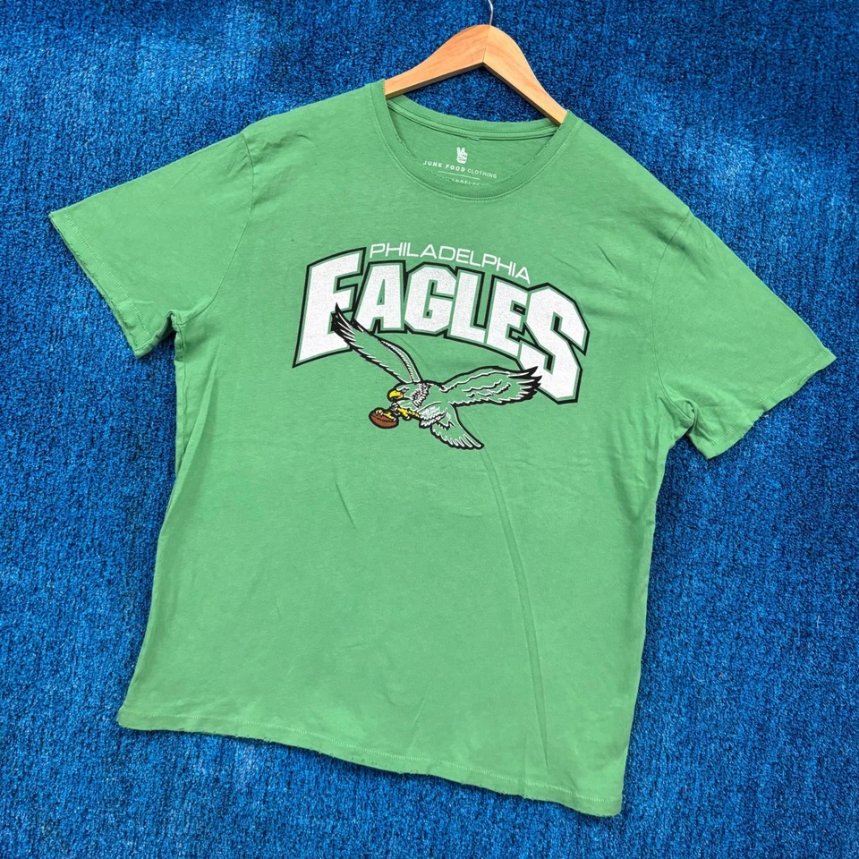 Camiseta verde de fútbol americano Philadelphia Eagles NFL talla grande Foto 3 de 4