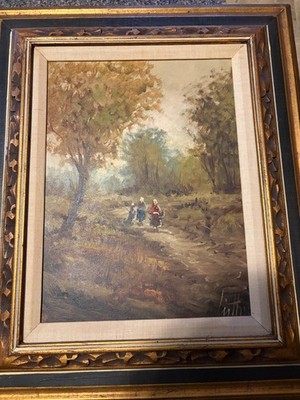  Vintage Oil Painting on Canvas.