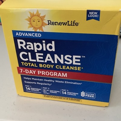 Renew Life Advanced Rapid Cleanse Total Body 7-Day Detox Gluten-Free Non GMO