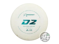 USED Prodigy Discs AIR D2 156g White Blue Foil CHALKY Distance Driver Golf Disc