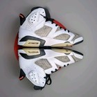 Nike Air Jordan 6 Retro Flight Nostalgia Size 8 Flint Grey LTR Vintage Sneakers — photo 6