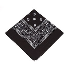 Boolavard 1s, 6s, 9s or 12 Pack Cowboy Bandanas Bandana with Original Black