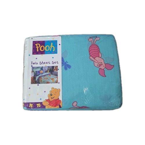 NEW Vintage Winnie The Pooh Bed TWIN Bed Set Sheet Blue Piglet Tigger new-vintage-winnie-the-pooh-bed-twin-bed-set-sheet-blue-piglet-tigger