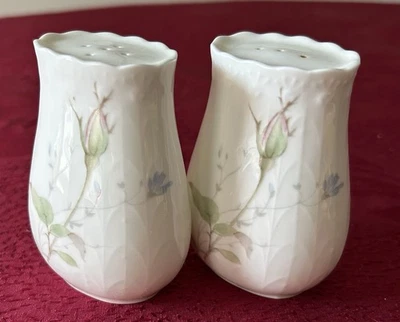 Vintage Mikasa April Rose Salt And Pepper Shakers - Image 1 of 4