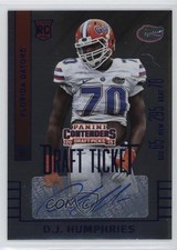 2015 Contenders Draft Picks College Ticket Blue Foil DJ Humphries #275 Auto i6j