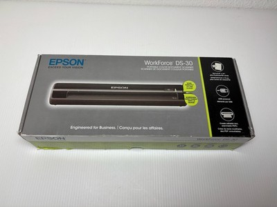 NEW Epson WorkForce DS-30 Portable Color Document Scanner - Open Box (13)