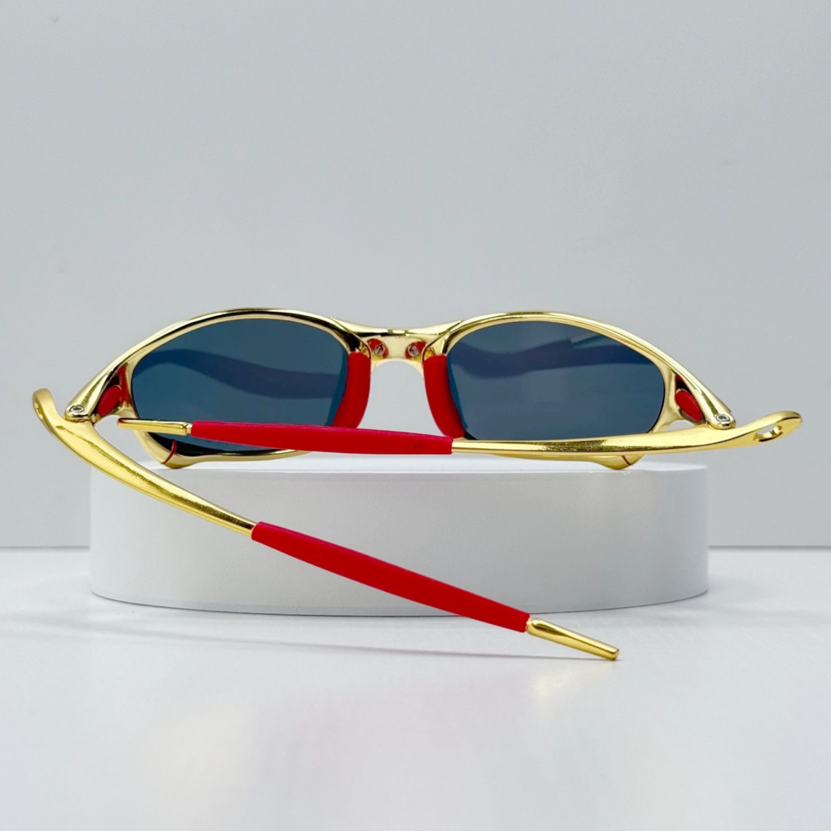 Oakley Juliet X-Metal Rose Gold Ruby Iridium Sunglasses Vintage